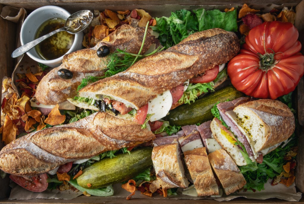HDR sandwich tray chips